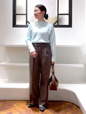 あんりさん（レディース・160cm）の冬コーディネート