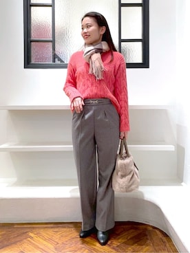 あんりさん(レディース・160cm)の冬コーディネート