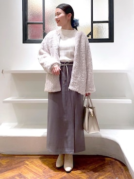 あんりさん(レディース・160cm)の冬コーディネート