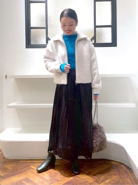 あんりさん(レディース・160cm)の冬コーディネート