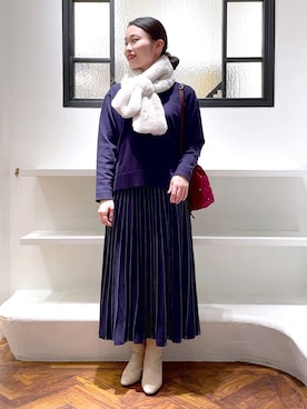 あんりさん(レディース・160cm)の冬コーディネート