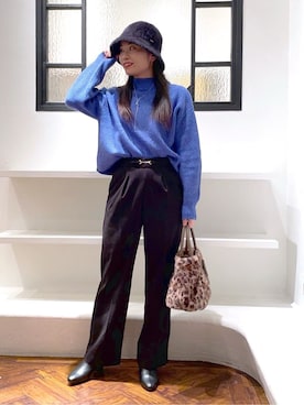 あんりさん(レディース・160cm)の冬コーディネート