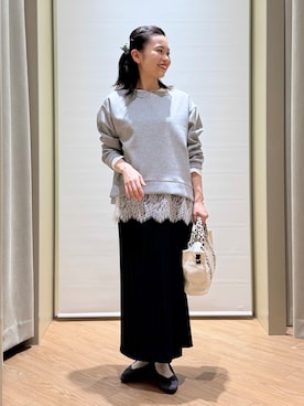 「Lee（リー）のアイテム（バッグ）」を使った、あんりさん（レディース・160cm）の秋コーディネート