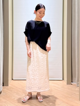 あんりさん（レディース・160cm）の夏コーディネート