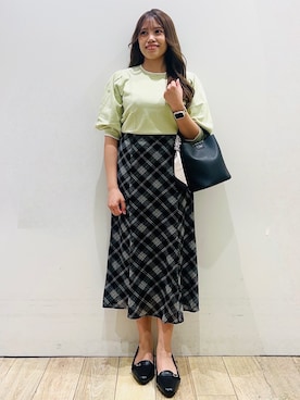 「index（インデックス）のアイテム（バッグ）」を使った、Ririさん（レディース・152cm）の春コーディネート