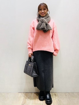 Ririさん(レディース・152cm)の冬コーディネート
