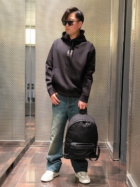 「armaniexchange」｜Toschiakiさん（メンズ・168cm）の秋コーディネート