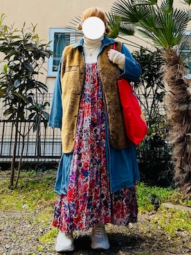 なこさん（レディース・159cm）の春コーディネート