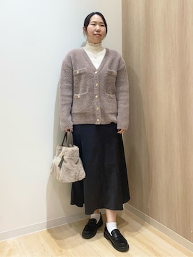 那須 花絵さん(レディース・162cm)の秋コーディネート