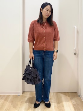 那須 花絵さん（レディース・162cm）の秋コーディネート