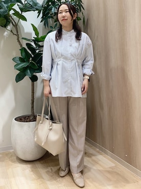 「grove（グローブ）のアイテム」を使った、那須 花絵さん（レディース・162cm）の春コーディネート