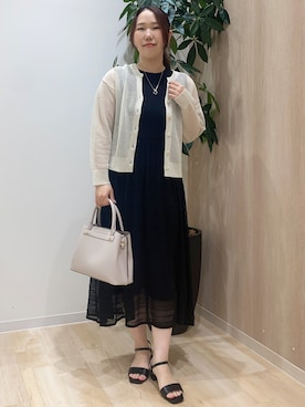 「grove（グローブ）のアイテム」を使った、那須 花絵さん（レディース・162cm）の夏コーディネート