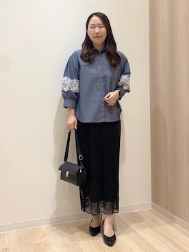 那須 花絵さん(レディース・162cm)の秋コーディネート