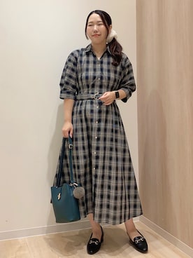 那須 花絵さん(レディース・162cm)の秋コーディネート