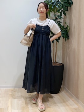 那須 花絵さん(レディース・162cm)の夏コーディネート