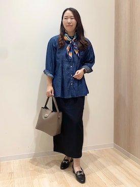 那須 花絵さん(レディース・162cm)の秋コーディネート
