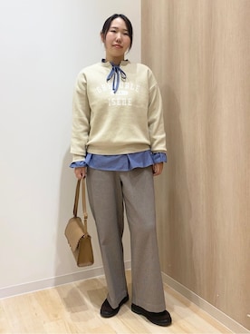 那須 花絵さん(レディース・162cm)の秋コーディネート