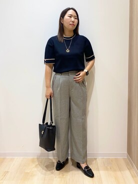 那須 花絵さん(レディース・162cm)の秋コーディネート