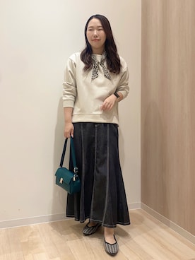 那須 花絵さん(レディース・162cm)の秋コーディネート