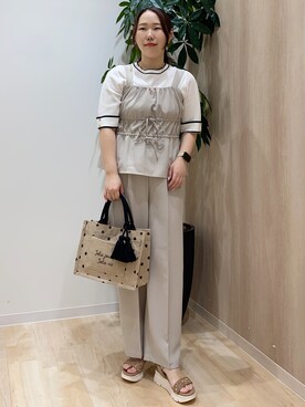 那須 花絵さん(レディース・162cm)の春コーディネート