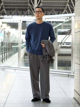 SUIT SQUAREさん（メンズ・174cm）の冬コーディネート