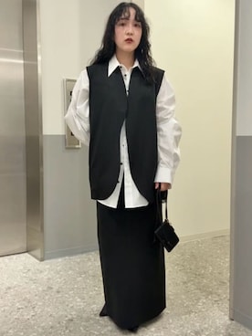 「CIS.（シス）のアイテム」を使った、SUIT SQUAREさん（レディース・155cm）の冬コーディネート