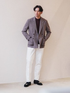 SUIT SQUAREさん（メンズ・186cm）の冬コーディネート