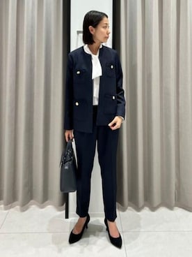SUIT SQUAREさん（レディース・160cm）の冬コーディネート