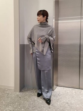 「CIS.（シス）のアイテム」を使った、SUIT SQUAREさん（レディース・156cm）の冬コーディネート