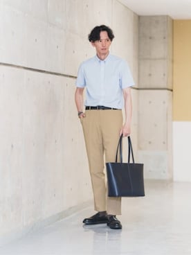 「通勤」｜SUIT SQUAREさん（メンズ・186cm）の春コーディネート