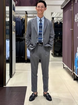 「オフィスコーデ」｜SUIT SQUAREさん（メンズ・173cm）の夏コーディネート