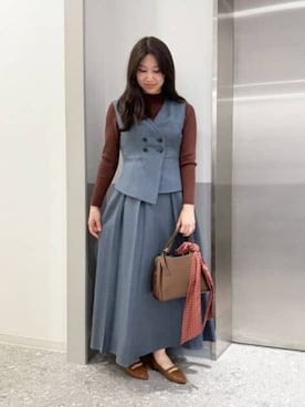 SUIT SQUAREさん（レディース・160cm）の冬コーディネート