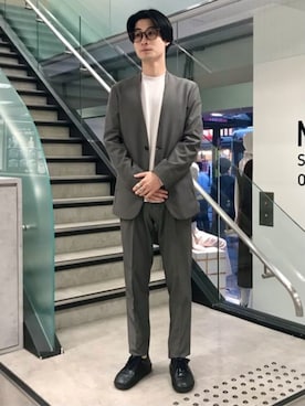 SUIT SQUAREさん（メンズ・175cm）の冬コーディネート