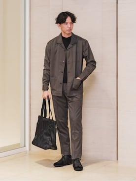 SUIT SQUAREさん(メンズ・186cm)の冬コーディネート