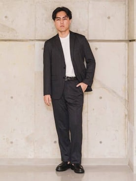 SUIT SQUAREさん（メンズ・173cm）の冬コーディネート