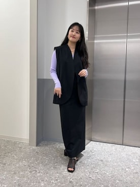 「CIS.（シス）のアイテム」を使った、SUIT SQUAREさん（レディース・158cm）の冬コーディネート