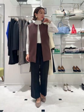 「CIS.（シス）のアイテム」を使った、SUIT SQUAREさん（レディース・170cm）の冬コーディネート