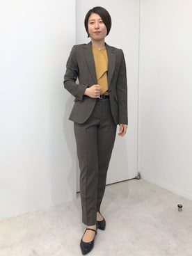 SUIT SQUAREさん（レディース・154cm）の冬コーディネート