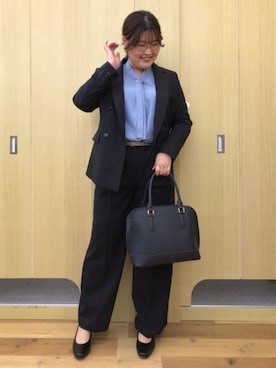 SUIT SQUAREさん（レディース・162cm）の冬コーディネート