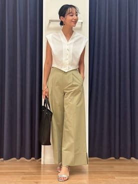 「CIS.（シス）のアイテム」を使った、SUIT SQUAREさん（レディース・170cm）の春コーディネート