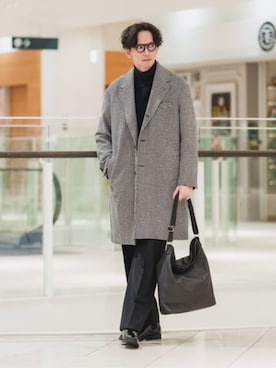 SUIT SQUAREさん（メンズ・186cm）の冬コーディネート