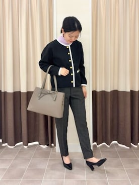 SUIT SQUAREさん（レディース・158cm）の冬コーディネート