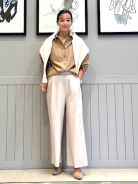 「CIS.（シス）のアイテム」を使った、SUIT SQUAREさん（レディース・170cm）の春コーディネート