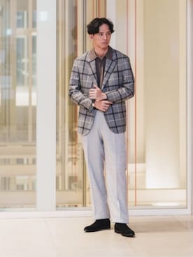 SUIT SQUAREさん（メンズ・186cm）の冬コーディネート