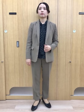 SUIT SQUAREさん（レディース・159cm）の冬コーディネート