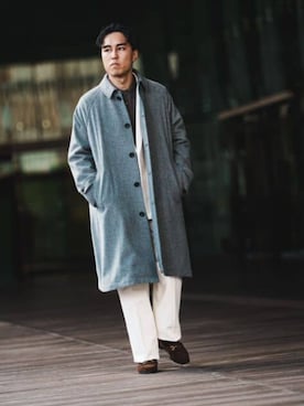 SUIT SQUAREさん（メンズ・173cm）の冬コーディネート