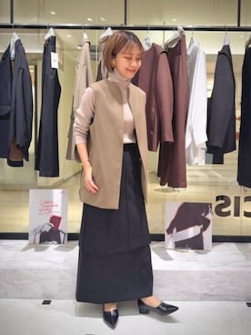 「CIS.（シス）のアイテム」を使った、SUIT SQUAREさん（レディース・160cm）の冬コーディネート