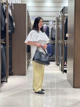 「SUIT SQUARE（スーツスクエア）のアイテム」を使った、SUIT SQUAREさん（レディース・155cm）の春コーディネート