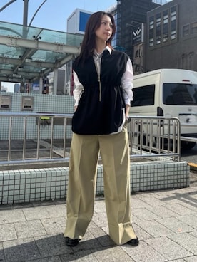 「CIS.（シス）のアイテム」を使った、SUIT SQUAREさん（レディース・162cm）の冬コーディネート