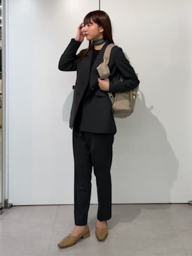 SUIT SQUAREさん（レディース・163cm）の冬コーディネート
